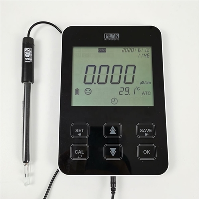 1 σημείο βαθμονόμησης ATC 1.0% FS 5 ιντσών LCD Tablet Διορθωτικότητα TDS Meter για τα αποτελέσματα