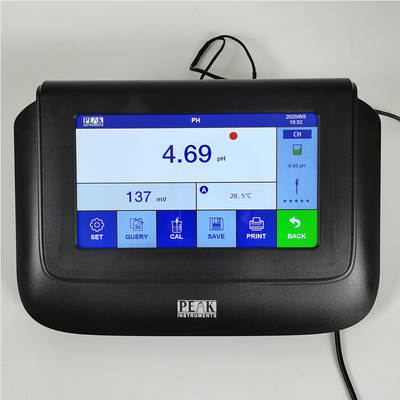 ISO Lab 7&quot; Touch Screen Benchtop pH Meter με ανάλυση 1mV και βαθμονόμηση 1 σημείου