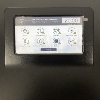 Μεγάλη οθόνη αφής LCD Βασικό ορατό φασματοφωτομέτρο με USB εξόδου