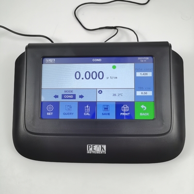 Δοκιμή νερού Ec Tds Meter 5 σε 1 με βαθμονόμηση ενός σημείου και ακρίβεια ηλεκτροδίου FS ±1,0%
